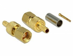 DELOCK SMC Stecker zum Crimpen RG-179 / RG-187