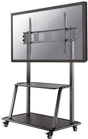 Neomounts NEWSTAR Mobile Flat Screen Floor Stand Stand+Trolley Height: 137-162cm 60-105Zoll Black