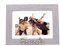 Happy Homewares Grey Woodgrain Effect Friends Picture Frame with Silver Letters - 6x4 with White Matt or 7x5