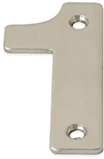 SISI UK® Stainless Steel Front House Door Numbers with Brushed Finish 3'' with Screws (Number 1)