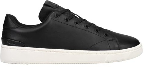 TOMS Men's TRVL LITE 2.0 Low Sneaker, Black Leather, 10 UK