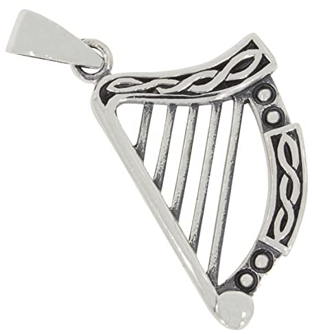 AFP Anhänger Harfe Musikinstrument 925 Sterling Silber AS-784