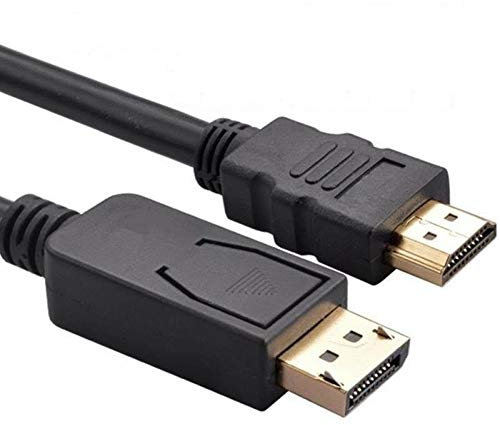 Multibao DisplayPort DP Display Port to HDMI Male Plug Display/Monitor/TV Cable Lead (3M)