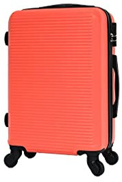 Valise Cabine/Moyen/Grande avec ou sans Vanity, Marque Française (Orange - 5859, Cabine)