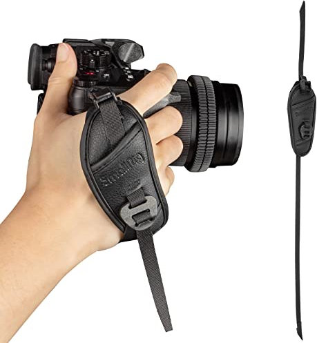 SMALLRIG Camera Cage Wrist Strap, Handschlaufe mit schnell verstellbarem und abnehmbarem Design, sicherer Halt für Kamerakäfig, Kameragriff und L-Halterung – 3848