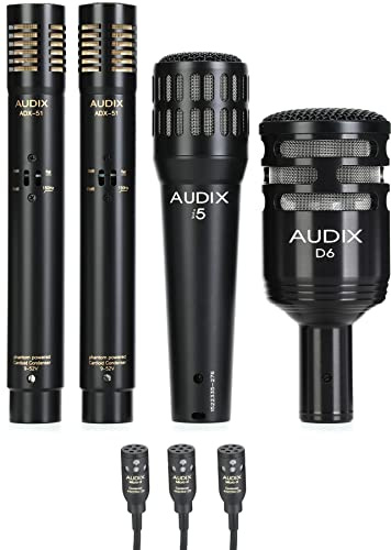 Audix DP7MICRO Schlagzeugmikrofone für Live-Sound und Aufnahme, 7 Stück