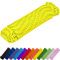 TECEUM Seil – 2,4 m x 1/4 Zoll (7 mm) – starkes Allzweckseil – Camping, Basteln, Fahnenmast, Innen- und Außenbereich – Polypropylen-Nylon-Poly-leichte Diamant-geflochtene Schnur – Neon-Mix