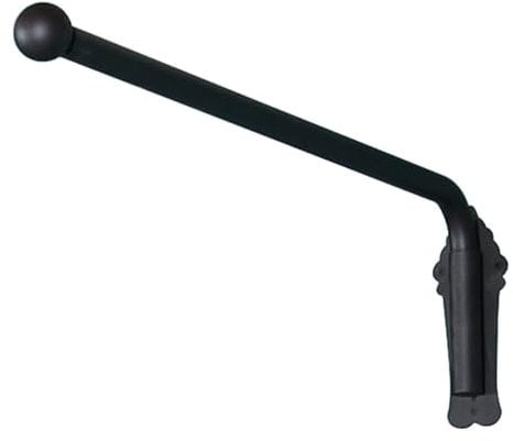 QTQHOME Heavy Duty Swing Arm Curtain Rods, Portiere Iron Drapery Rod with Finials,Movable Window Curtain Rail Display Stand for Front Door Store Kitchen Bathroom(90cm(35.4in), Black)