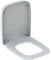 Geberit Renova Plan WC-Sitz, Absenkautomatik, Befestigung von oben, Quick-Release-Scharniere, 500.832.00.1