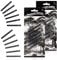 REBECASKYENS 12 Pcs Graphite Material Sticks,Charcoal Pencils For Artists,Square Compressed Art Sticks,Drawing Pencils Set for DIY Drawing Crafts, Sketching, Shading, Beginners and Artists