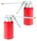 Flaconi 2PCS Réservoir D'huile de Voiture,Burette Huile,Pompe à Huile avec Bec Fixe,Burette à Huile en Metal,Fonte Burette Huile,Metal High Pressure Oiler Bidons,pour Motos, Voitures et Camionnettes