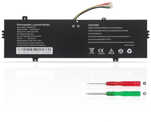 KXRSII 4569127-2S Laptop Akku für Medion Akoya Medion Akoya E15301 E15302 E15408 E15407 E15307 E14308 Series 2ICP5/69/127 7.6V 45Wh 10Pin 10Line