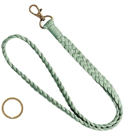ClcIosis Schlüsselband Zum Umhängen, Schlüsselbänder Zum Umhängen, Schlüsselbund, Keychain Schlüsselband Kinder mit Karabiner für Arbeitsausweise Türschlüssel Frauen (Grün)