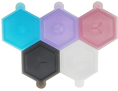 Zwei Parfüm-Aufbewahrungsboxen mit drei Duftringen für Wasserflaschen, BPA-frei, praktische Parfüm-Aufbewahrung für Wasserflaschen.