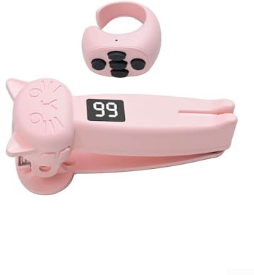 WIIYENA Télécommande pour Kindle Paperwhite, tourne-page sans fil BT 5,3 cm avec déclencheur d'appareil photo et fonction tapper d'écran, rose
