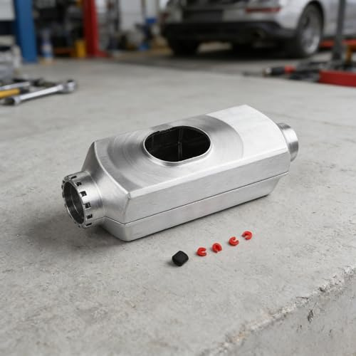 Gehäuse aus Aluminiumlegierung für Standheizung, Einlochgehäuse und Vierlochabdeckung, Heizungsgehäuse für Wohnwagen, LKW-Kabinenwärmer, Bootsheizungsgehäuse, passend (Einzelloch)