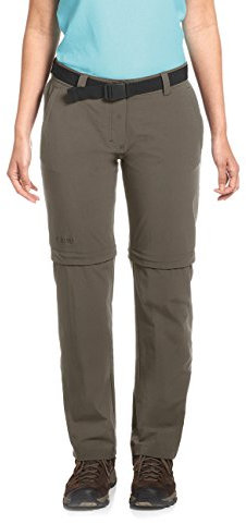 Maier Sports Nata 2, Damen Wanderhose, Wasserabweisende Zipp-off-Hose