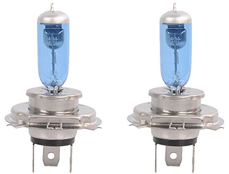 E Support 2 X KFZ Auto H4 6000K Xenon Gas Halogen Scheinwerfer Weiß Licht Lampen Birnen 55W Autolampen Long Life