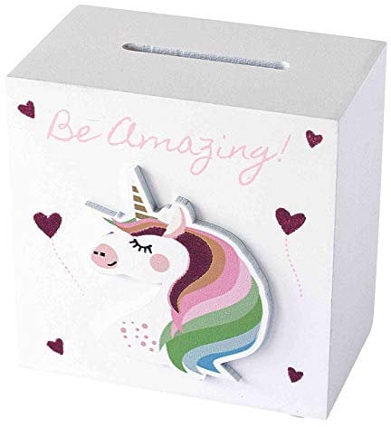 Arora 1964 Kids Unicorn Money Box, Multicolour, One Size