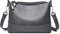Coolives Damen Umhängetasche aus PU-Leder Kleine Hobo Schultertasche Handtasche Elegant Henkeltasche Tasche für Dame Grau EINWEG