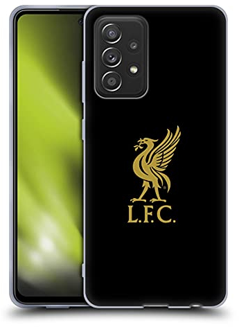 Head Case Designs Offizielle Liverpool Football Club Logo Gold Und Schwarz Liver Bird Soft Gel Handyhülle Hülle kompatibel mit Galaxy A52 / A52s / 5G (2021)