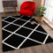 SANAT Madrid Shaggy Teppich - Hochflor Teppiche für Wohnzimmer, Schlafzimmer, Küche - Schwarz, Größe: 160X230 cm