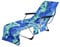 LIKEUDO Portable Pool Beach Sun Lounger Cover Pockets Microfiber Towel Travel Lounge Chair Cover Towels Sunbed Pockets Microfiber Towel Quick Dry Covers (green)