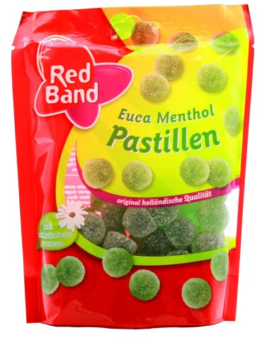 Red Band Euca Menthol Pastillen, 11er Pack (11 x 200g)