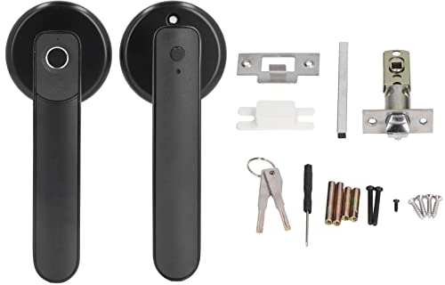 Fingerabdruck-Türschloss, 2-in-1-Türschloss mit Schlüssellosem Zugang, Intelligentes Türschloss, Biometrischer Türknauf für 30 Bis 65 Mm Türdicke, Heimbüro