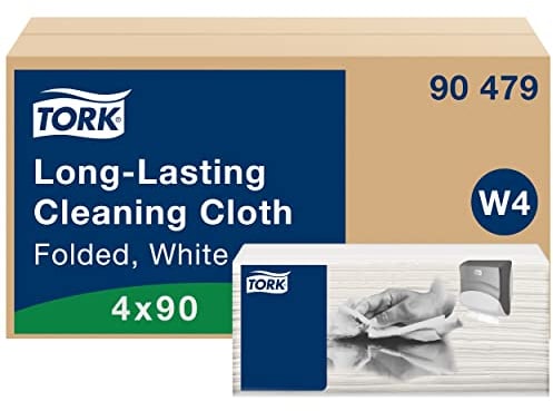 Tork Long-Lasting Cleaning Cloth Weiß W4, Multipurpose, 4 x 90 Cloths, 90479