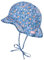 maximo Mädchen Mütze/Schildmütze mit Bindeband 35500 115500 in blau, Kleidergröße:39, Farbe:Blau