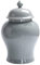 Chinesische Graue Keramikgwer -Jar -Vase Mit Deckel, Handgefertigtes Antikes EIS Crack -Glasur Vasen Tempelglas Mit Deckel, Big China Porzellanblume Vase A
