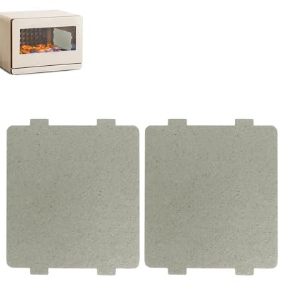 YQBOOM 2 PCS Waveguide Cover, Universal Mica Sheet for Microwave Oven, Cut to Size, 108mmX99mm