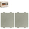 YQBOOM 2 PCS Waveguide Cover, Universal Mica Sheet for Microwave Oven, Cut to Size, 108mmX99mm