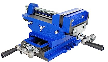 HFS (R) 12,7 cm Kreuzschieber Schraubstock Bohrer Presse Metall Fräsen 2 Wege X-Y Heavy Duty Clamp Maschine