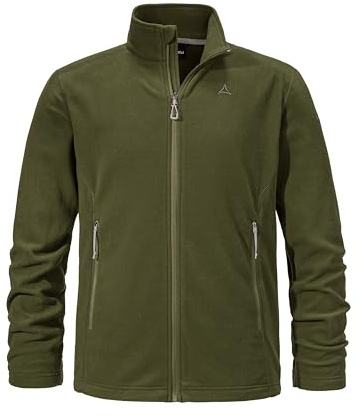 Schöffel Herren Fleece Jacket Cincinnati3, atmungsaktive, leichte Fleecejacke, schnell trocknende Outdoorjacke aus Tecnopile Material, Loden Green, 50