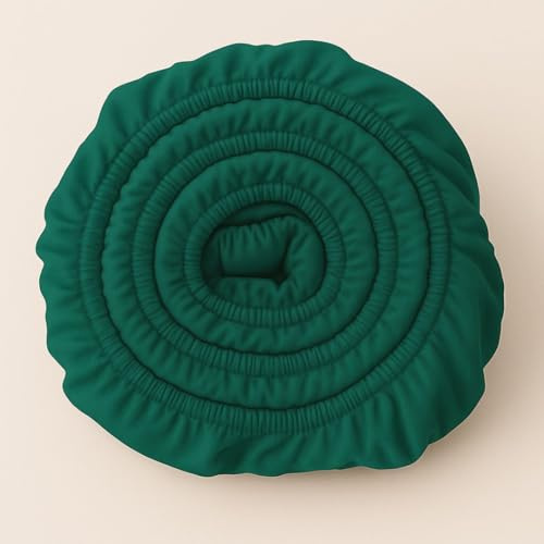 COZY HEAVEN | Luxus Lyocell Spannbettlaken (Tencel™) | Gewonnen aus Eukalyptus u.a. | Ultra Weich | Bis 30cm Höhe | Mit Seitenkennzeichnung | Atmungsaktiv | Ganzjährig geeignet (200x200, Royal Green)