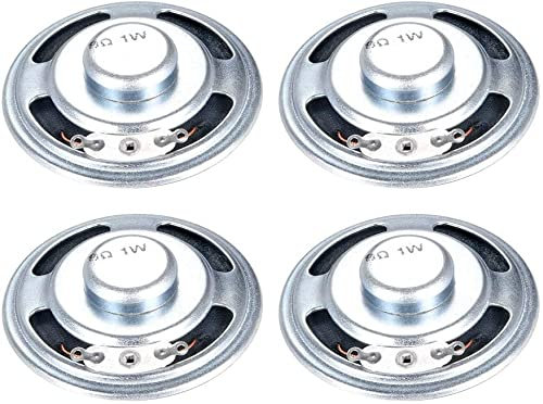 XYWHPGV Altoparlante fai da te da 1W 8 Ohm 50mm Altoparlante di ricambio di forma rotonda 4 pezzi(8a220 bb4c2 5d580 df790 5f45f 97392