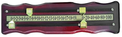 Lnhgh Billard-Scoreboard – Scoreboard für Billard-Score, modernes Sport-Armaturenbrett, montiert auf Puck-Set, Zubehör aus Holz
