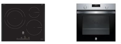 Balay 3EB965LU - Placa inducción, Zona gigante de Cocción, Control Deslizante, 60cm, Negro & 3HB4131X2 - Horno, Multifunción, A, Encastrable, 60 cm, 71 l, 7 F, Aqualisis, Ap. Abatible