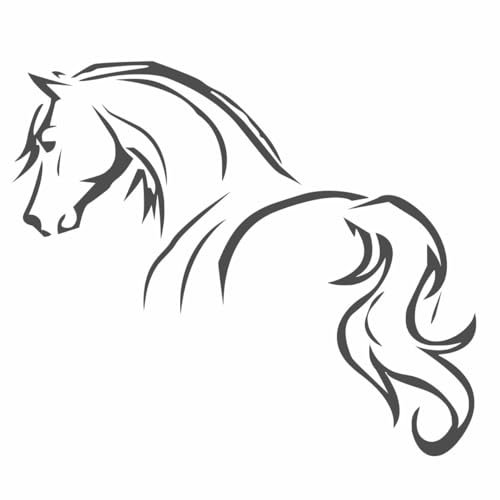 Aufkleber Pferd – Design Sticker für Pferdeanhänger & Pferdesport – Styling in vielen Farben von DIE WERBESCHEUNE