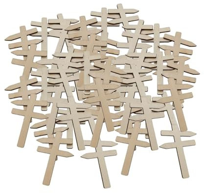 predolo Ensemble de Mini Panneaux Directionnels En Bois pour Les Aménagements de Trains Miniatures, Ensemble D