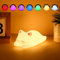 Tremdwoto Veilleuse Enfant,7 couleurs Veilleuse Chat,Veilleuse Bébé Lampe de Chevet Minuterie 1/3 Heure,Kawaii Veilleuse Déco Chambre ，Cadeaux et surprises pour garçons et filles
