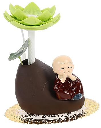 Lotus Diffusor 1satz aus Keramik in Grün für Yoga Räume