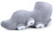 lilizzhoumax Oktopus Kissen plüschtier 60cm/24”, Simuliertes Tier Oktopus Kissen Kawaii Oktopus Fisch, Realistische Oktopus Plüsch Spielzeug für Wilde Tiere Geschenk für Kinder grau