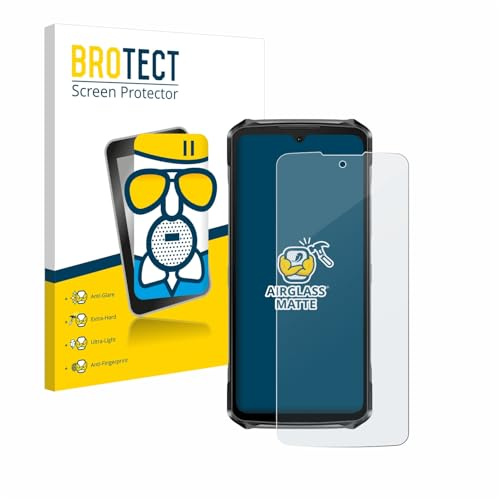BROTECT Schutzglas für Doogee S119 | Entspiegelnder Displayschutz Made in Germany Schutzfolie Glas Matt Anti-Reflex Kratzfest 9H Anti-Fingerprint Einfache Montage
