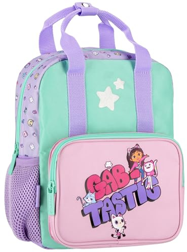 sarcia.eu Gabby's Dollhouse Kindergartenrucksack mit Reflektoren, 29 × 23 × 9 cm (Gabby A)