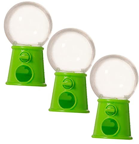 LIFKOME 3pcs Mini Candy Dispenser Machine for Cute Gumball Vending Hand Eye Coordination Game for Parent Interaction Safe and Compact Design