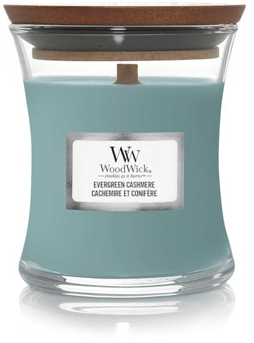 HOURGLASS MINI JAR EVERGREEN CASHMERE WOODWICK CANDLE