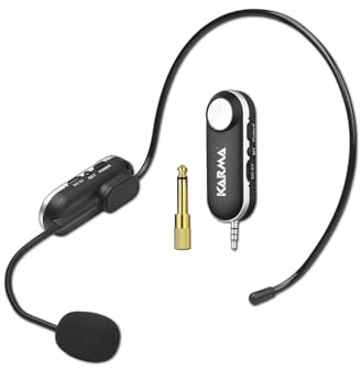 Radiomicrofono archetto UHF MASTER 25 ricaricabile Karma